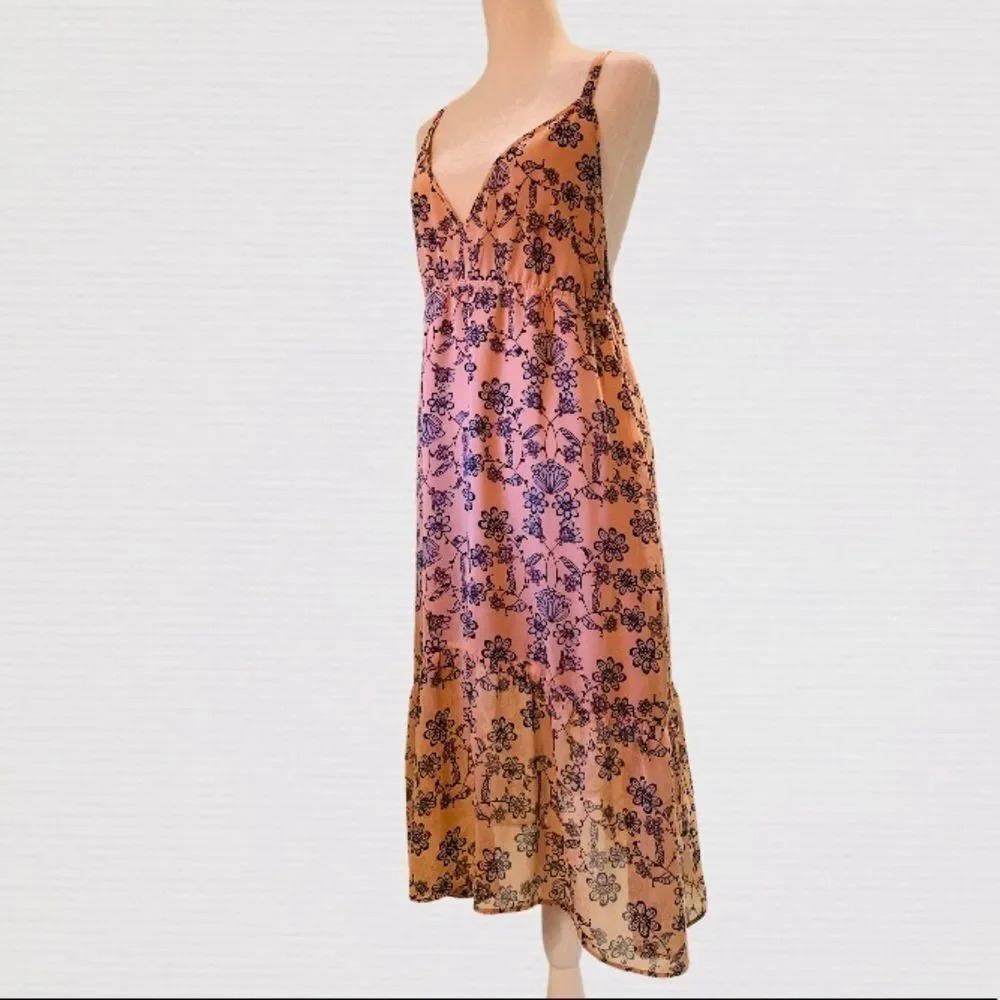 NEW FOR LOVE & LEMONS Poppy Floral Midi Dress